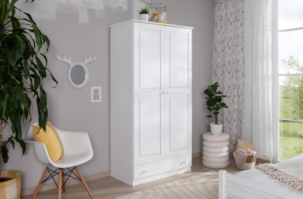 Kleiderschrank "Moritz" 2-türig Kiefer