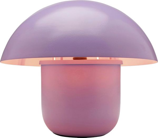 Kare Design Tischlampe Mushroom Lila, Metall, Pilzlampe, Moderne Tischleuchte, Schreibtischlampe, Büro, Wohnzimmer, Schlafzimmer, Office, keine Leuchtmittel inklusive, 27 x 29 x 29 (HxBxT)