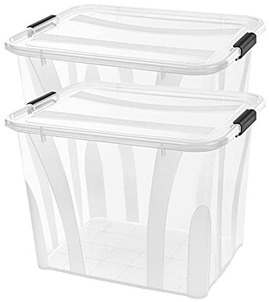 SIENA HOME Aufbewahrungsbox Anzio 55 l 2er-Set