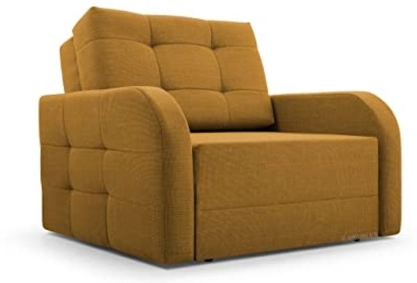 MOEBLO Kindersofa Porto 80, Schlafsessel Sofa Sessel Jugendsofa Schlafsofa 1-Sitzer Gästebett, mit Schlaffunktion, mit Bettkasten