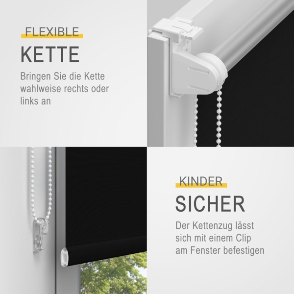 Sol Royal Thermorollo SolReflect T42 für Fenster & Türen Schwarz, 160 x 40 x 3.1 cm Bild 9