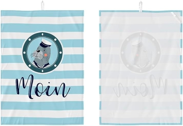 Geschirrtuch Abtrockentücher Küchenhandtuch la vida "MOIN" 385852