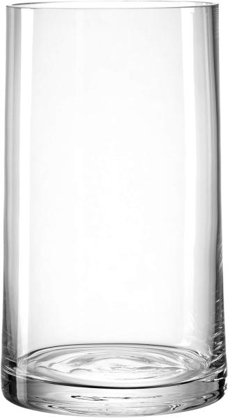 Leonardo Vase NOVARA, Dekovase, Glasvase, Kalk-Natron Glas, Klar, 26 cm, 018621