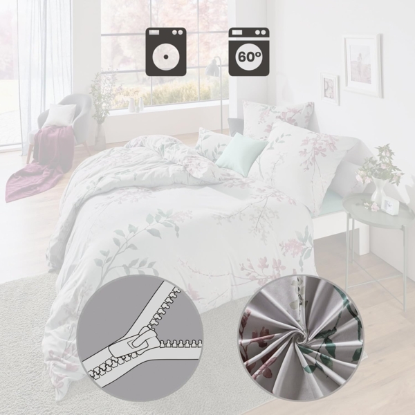 Erwin Müller Bettwäsche Bettwäsche, Jersey, Winter-Jersey Blumen Bild 6