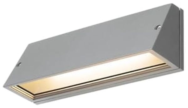 SLV No. 1003454 PEMA® WL Outdoor LED Wandaufbauleuchte grau CCT switch 3000/4000K IP65