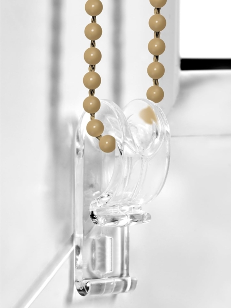 Doppelrollo Klemmfix ohne Bohren 75x210 cm Beige Duo Rollo Klemmrollo Sonnenschutzrollo Fensterrollo für Fenster & Türen Zebrarollo Seitenzugrollo Bild 4