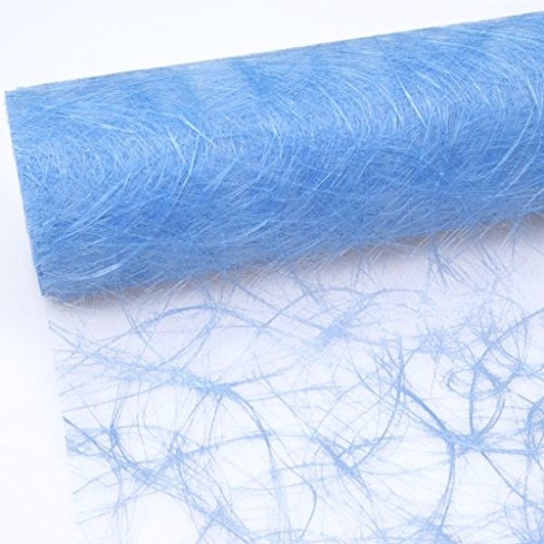 Deko AS Tischläufer Sizoweb Tischläufer - hellblau - 30cm - 5m - 64 015-R (1-tlg, 1 Rolle Tischläufer), Strapazierfähig