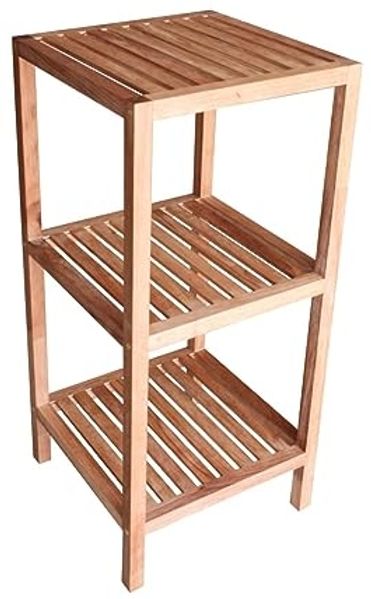 Primaster Standregal mit 3 Ablagen 36 x 36 x 79 cm Regal Bücherregal