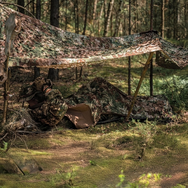 Mil-Tec Schlafsack Militär Schlafsackhülle / Biwaksack Modular mit Packsack Bild 2