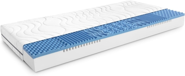7 Zonen Viskoelastik-Matratze Sleezzz Smart 200 x 200 cm, Höhe 18 cm, Härtegrad H3 mit Air Memoryschaum Bild 5