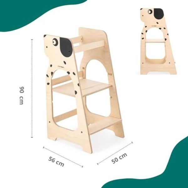 MamaToyz Holz Lernturm Kule Hund | Natur | Bild 6