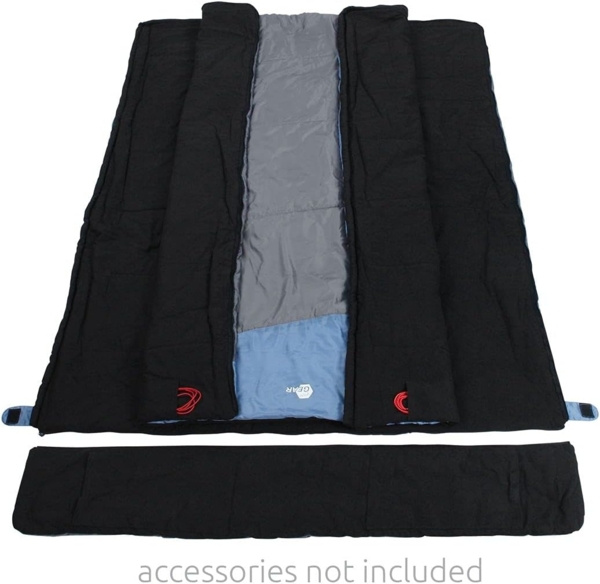yourGEAR Doppeldeckenschlafsack yourGEAR Schlafsack Sumatra Duo -7°C 230x160cm Futter 100% Baumwolle Bild 3