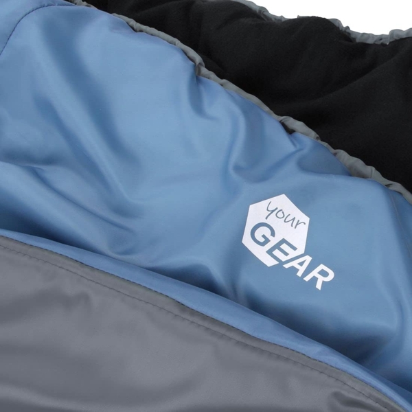 yourGEAR Doppeldeckenschlafsack yourGEAR Schlafsack Sumatra Duo -7°C 230x160cm Futter 100% Baumwolle Bild 9