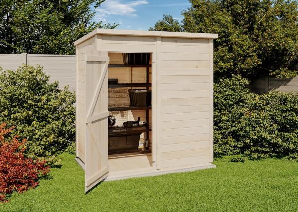 Storehaus Gerätehaus Stefano Gerätehaus aus Holz Geräteschrank mit 12 mm Wandstärke FSC zertifiziert Gartenhaus mit Montagematerial