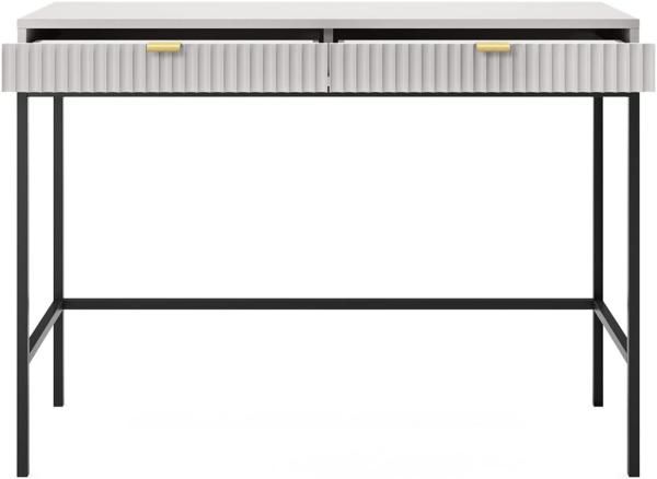 Selsey VELLORE - Schminktisch/Schreibtisch 104 cm (grau) Bild 3