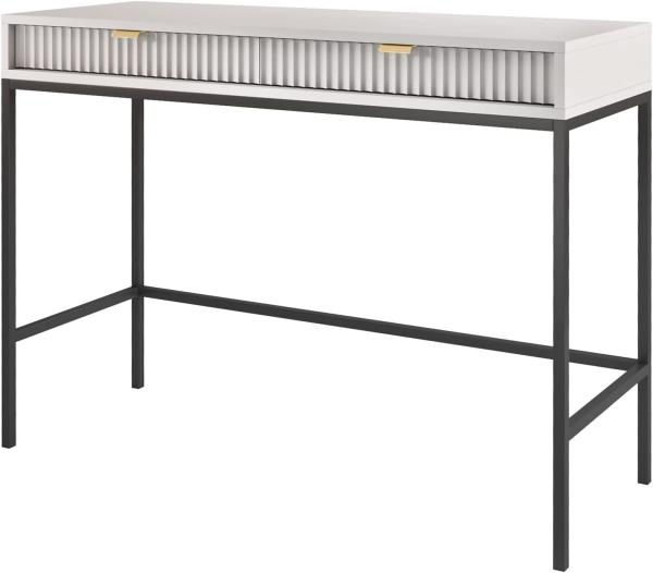 Selsey VELLORE - Schminktisch/Schreibtisch 104 cm (grau) Bild 2