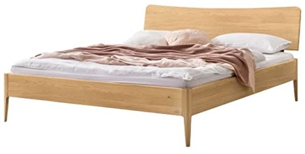 Hasena Lounge Spezia 140x210 Eiche bright, geölt - Fusshöhe 20 cm Massivholzbett