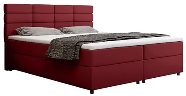 PANDA MÖBEL GmbH Boxbett Reve, 140x200, 160x200, 180x200, Boxbett mit Bettkasten und Topper