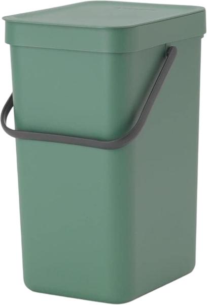 Brabantia 'Sort & Go' Abfallbehälter, Kunststoff, Fir Green, 12 Liter