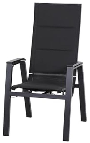 Siena 'Milano' Garden Relax Move Sessel anthrazit/Ranotex®, Grau, 110 x 59 x 73 cm