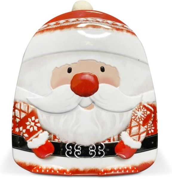 MediMuc Keksdose Santa mit Mütze, Santa mit Mütze