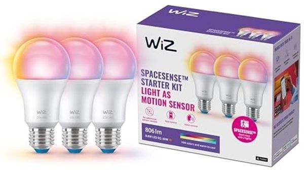 WiZ Lamp 3-pack - Smart LED Lighting - Warm to Cool White Light - E14 - 60W - matt - Wi-Fi