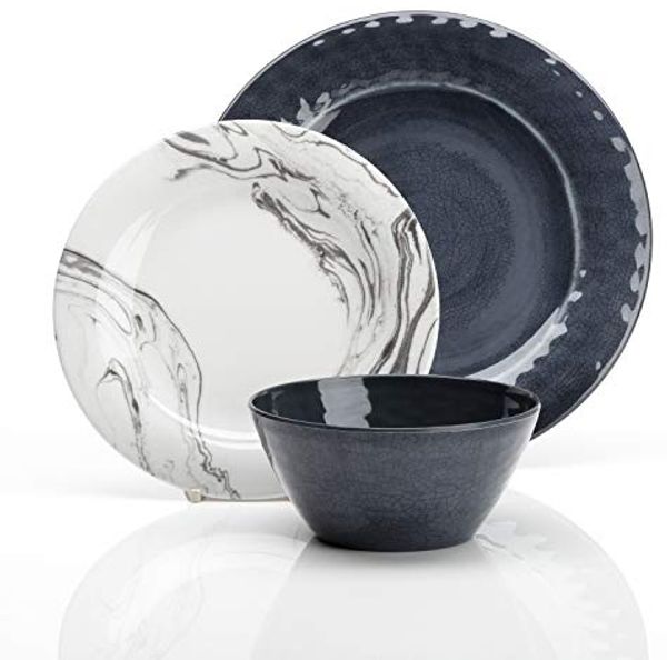 Flamefield Marble Geschirr-Set, 12-tlg.