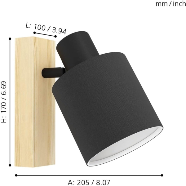 EGLO BATALLAS Spot, schwarz Bild 6