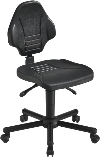 Arbeitsdrehstuhl W13 Rl. Polyurethanschaum schwarz ""