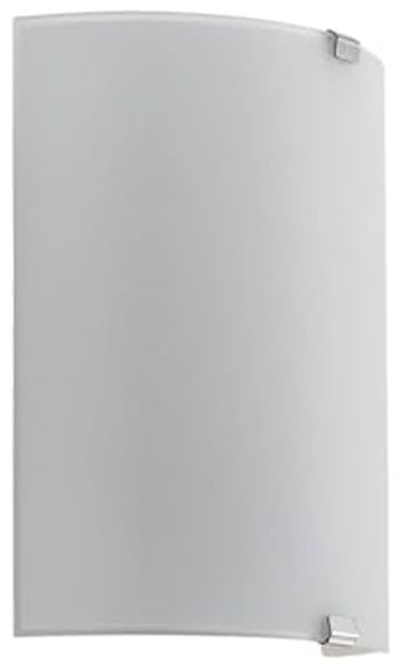 Lindby Wandleuchte Phil, Glas Weiß IP20, 1 x 60 W