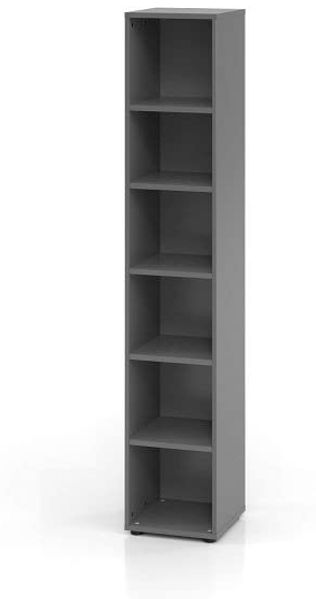 Regal 6OH 80 x 40 x 215,6 cm Graphit