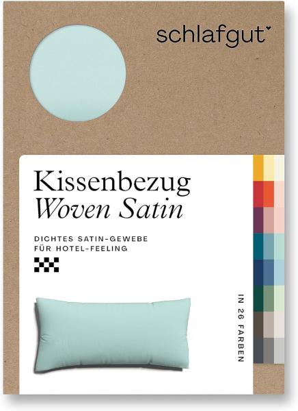 Schlafgut Kissenbezug Woven Satin aus Mako-Baumwolle, langlebig, pflegeleicht, dicht gewebt, (1 Stück), Kissenhülle mit Reißverschluss, passender Bettbezug erhältlich