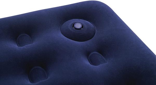 Bestway Luftbett Eingebaute Fußpumpe Aufblasbar Beflockt 203×152×28 cm Bild 5