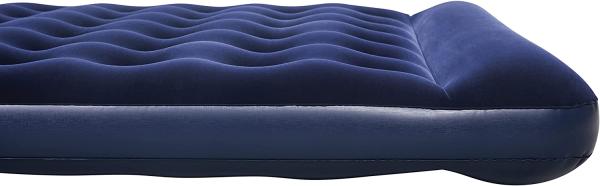 Bestway Luftbett Eingebaute Fußpumpe Aufblasbar Beflockt 203×152×28 cm Bild 4