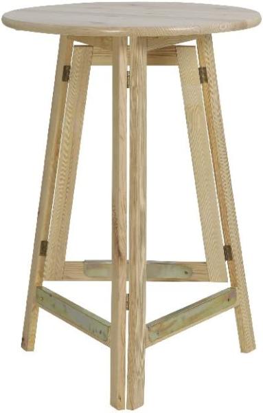 FUN STAR 944814 Stehtisch Ø 78 cm, komplett aus Holz ***NEU*** Bild 2