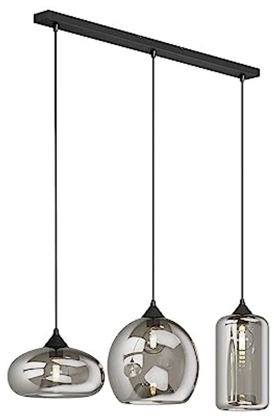 Lindby Hängeleuchte Marla, Metall, Alu IP20, 3 x 60 W