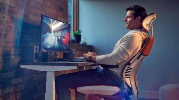 Steelcase Gesture Bürostühle, Stainless Steel, Kaki, One Size Bild 11