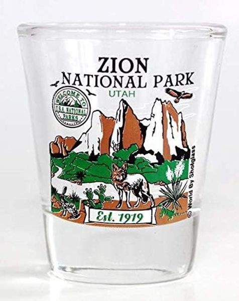 Zion Utah National Park Series Collection Shot Glas