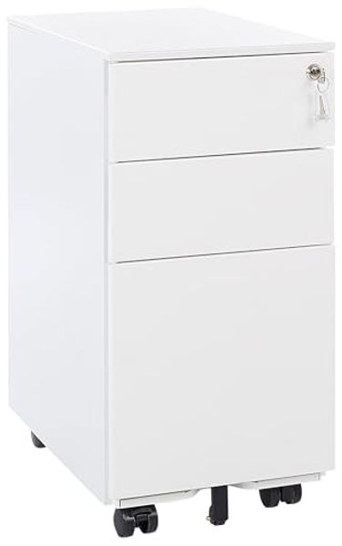Büroschrank BOLSENA Metall Weiß