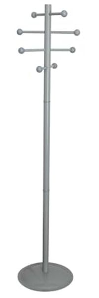 MAUL Kleiderständer MAULsaphir Lite alusilber Metall 8 Haken 171 cm