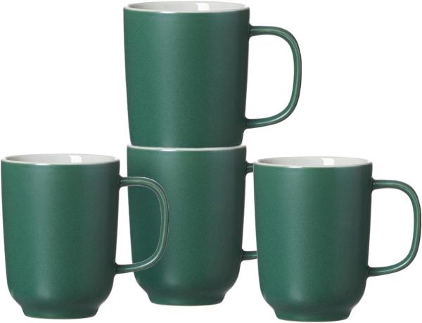 Ritzenhoff & Breker Kaffeebecher Jasper, Kaffee Becher, Tasse, Steinzeug, Grün, 285 ml, 420500