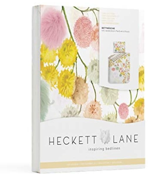 Heckett & Lane Cotton Bettwäsche 135x200 Daniel multi bunt Bommel Quasten Streifen
