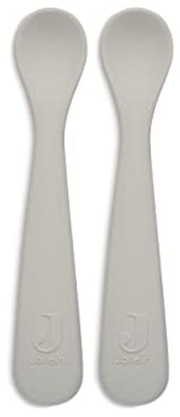 Jollein Silikonlöffel Nougat 2 Stück Beige