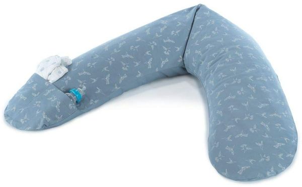 Theraline 'Kangaroo Style Pockets' Das Original Stillkissen mit Mikroperlen kolibris