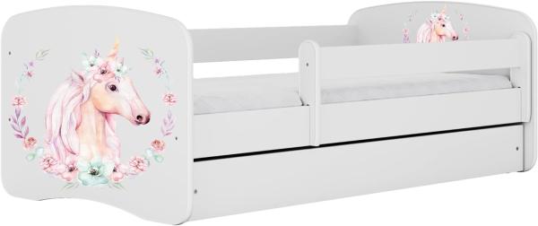 Bjird Kinderbett Babydream 180x80 cm 160x80 cm 140x70 cm (optional mit Matratze, mit Schublade Rausfallschutz und Lattenrost), verschieden Farben und Varianten für Mädchen und Jungen Bild 6