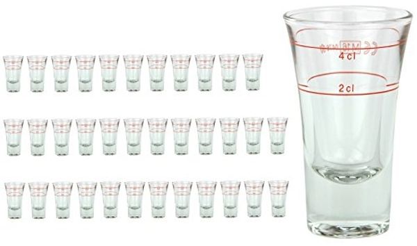 36er Set Schnapsgläser Stamper Dublino 2cl + 4cl