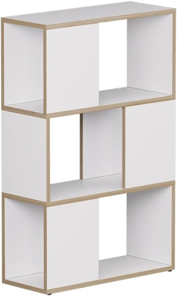 Raumteiler Eneos Weiß/Eiche 60 x 94 cm Vicco