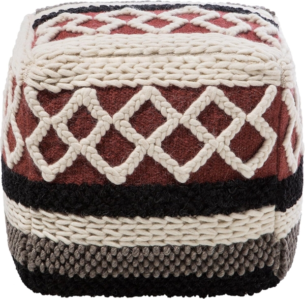Pouf bunt 42x48 cm SAGAR Bild 4