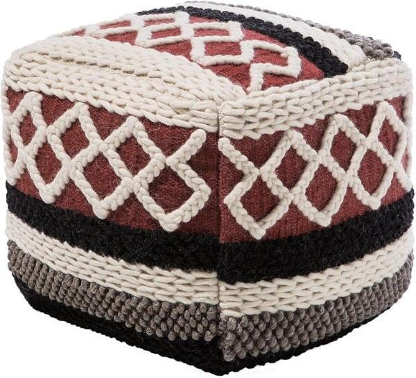 Pouf bunt 42x48 cm SAGAR Bild 1