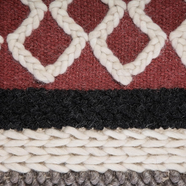 Pouf bunt 42x48 cm SAGAR Bild 6